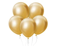 Balloons Kalisan 18", mirror gold, 25pcs.